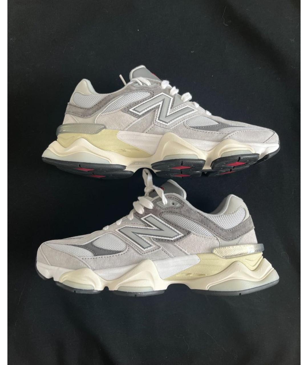 NEW BALANCE Серые замшевые кроссовки, фото 7