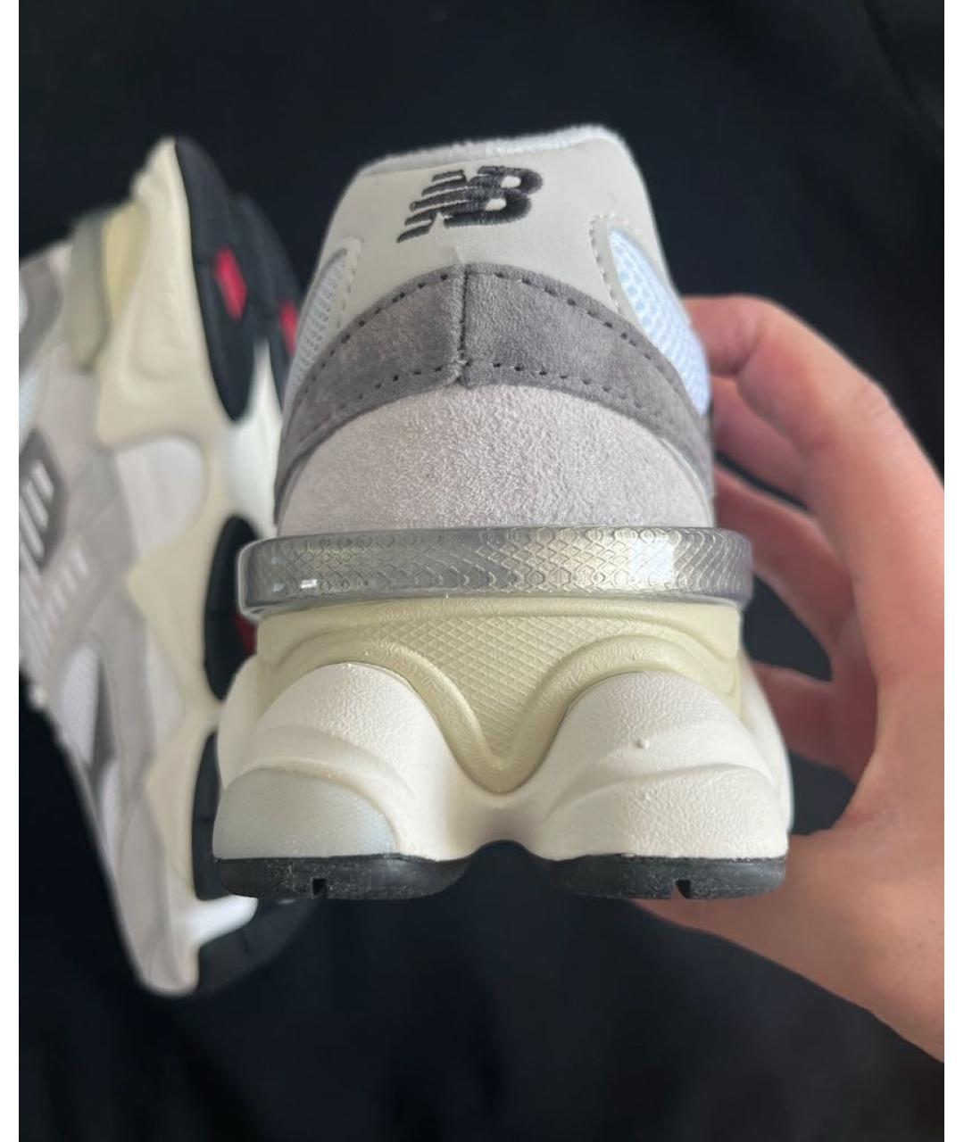 NEW BALANCE Серые замшевые кроссовки, фото 5