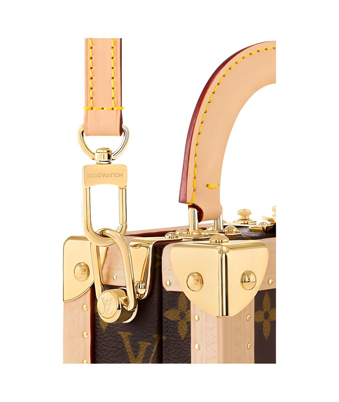 LOUIS VUITTON Коричневая сумка через плечо, фото 4