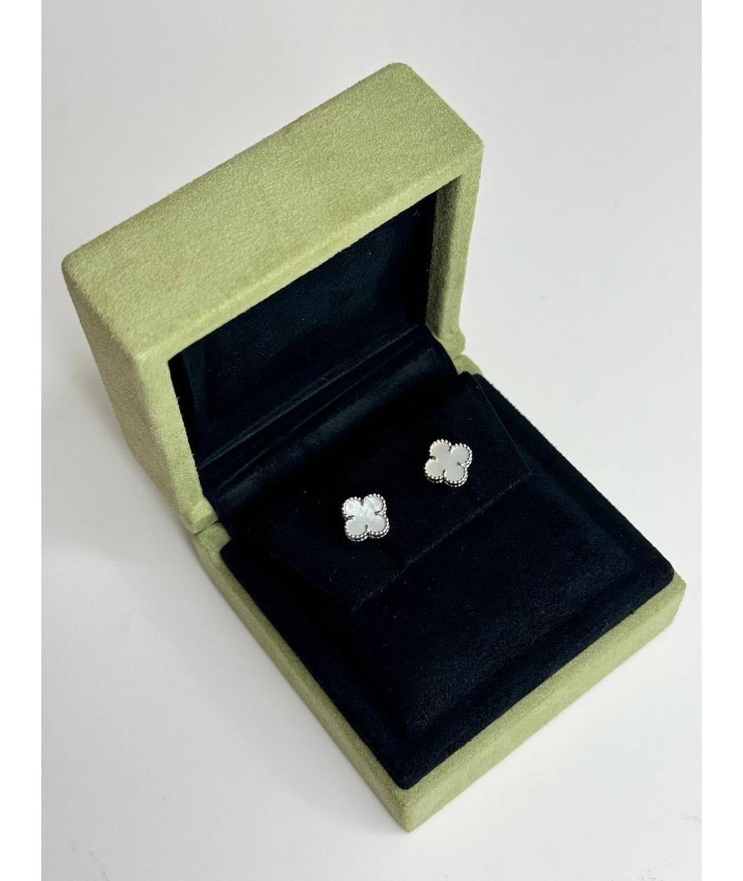 VAN CLEEF & ARPELS Белые серьги из белого золота, фото 2