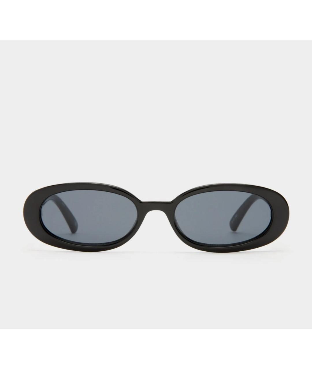 LE SPECS Черные пластиковые солнцезащитные очки, фото 4