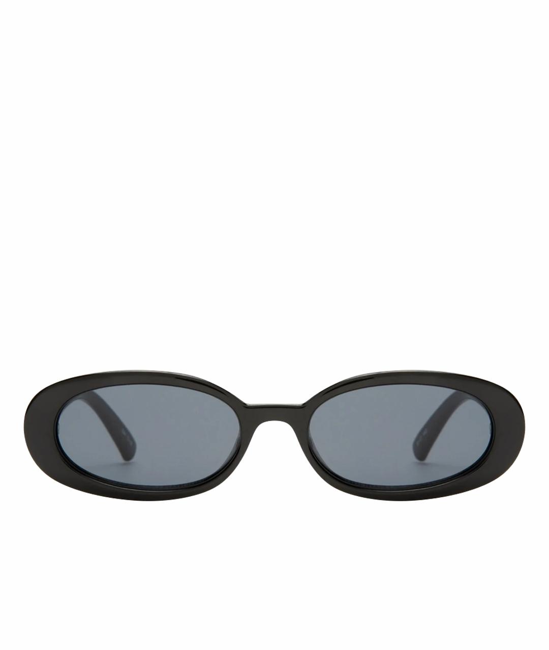LE SPECS Черные пластиковые солнцезащитные очки, фото 1