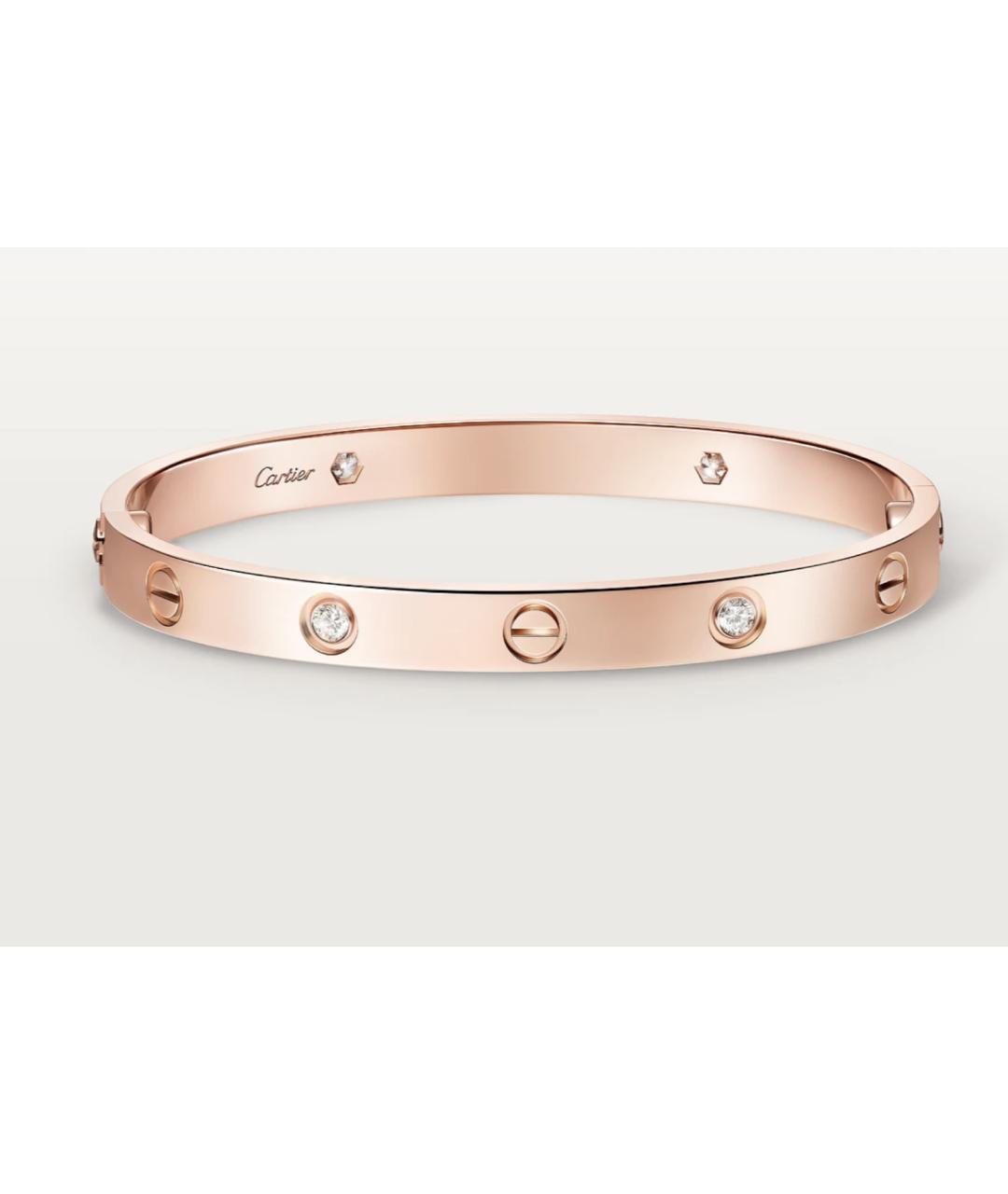 CARTIER Золотой браслет из розового золота, фото 10