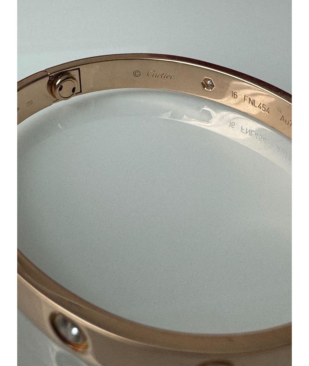 CARTIER Золотой браслет из розового золота, фото 5