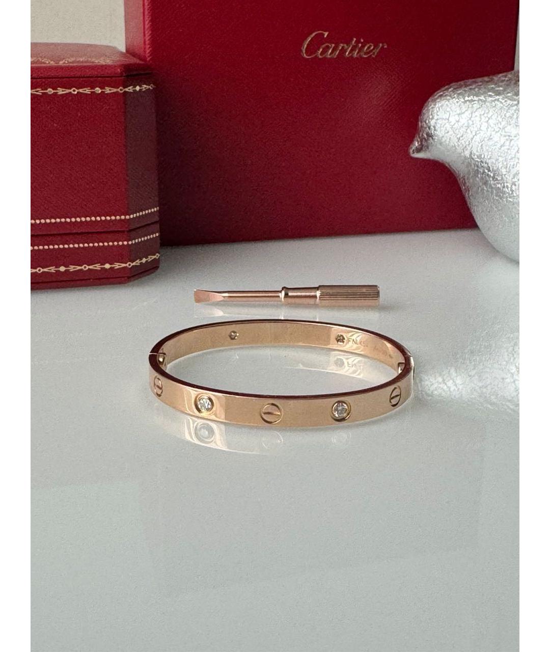 CARTIER Золотой браслет из розового золота, фото 2
