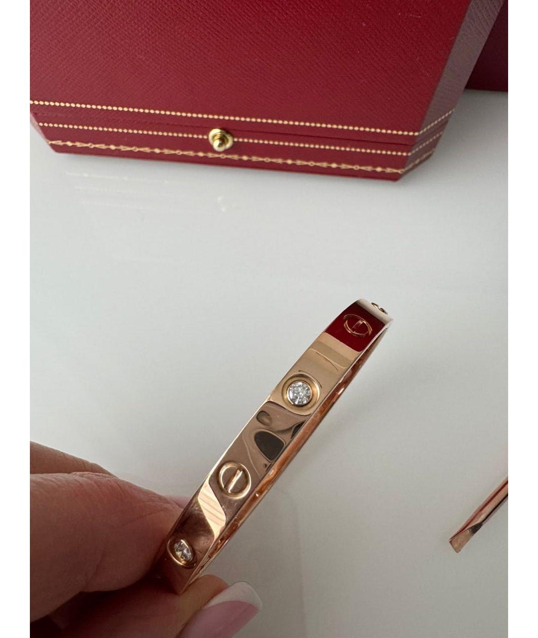 CARTIER Золотой браслет из розового золота, фото 8