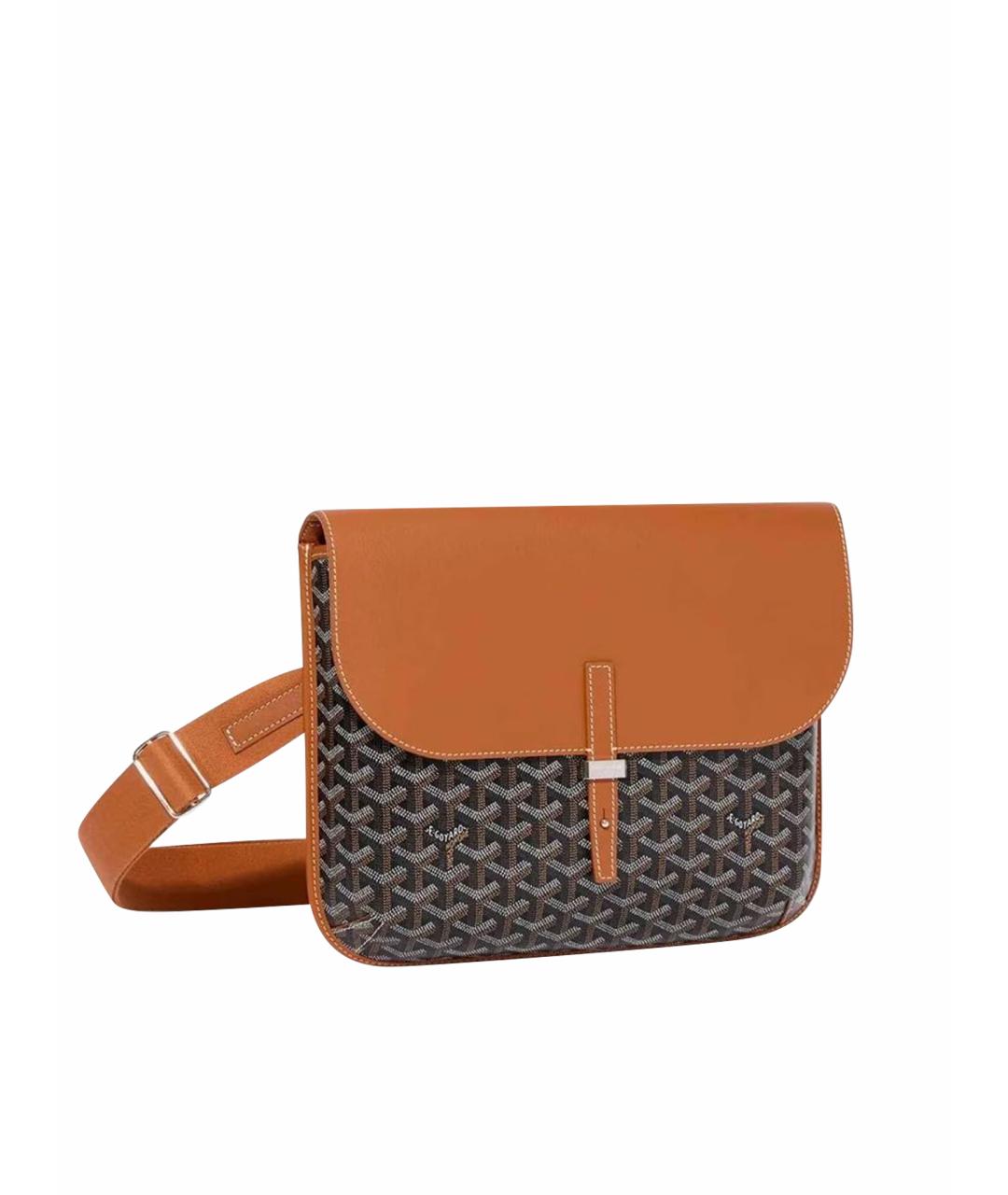 GOYARD Коричневая сумка на плечо, фото 1