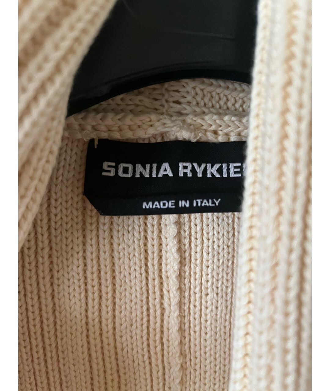 SONIA RYKIEL Бежевый хлопковый кардиган, фото 3