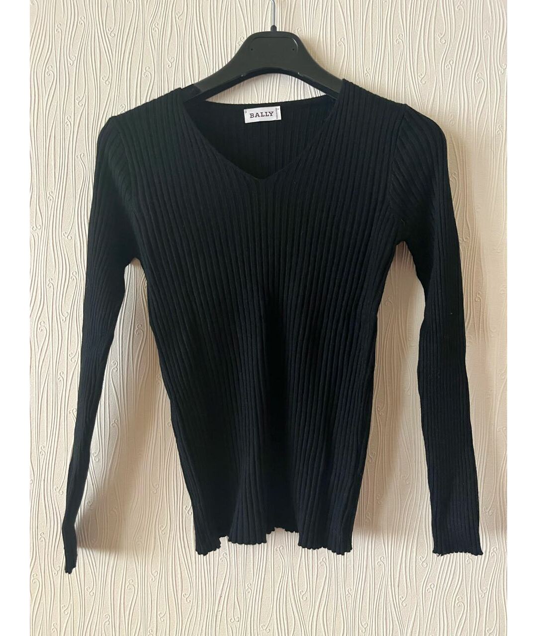 BALLY Черный полиэстеровый джемпер / свитер, фото 4