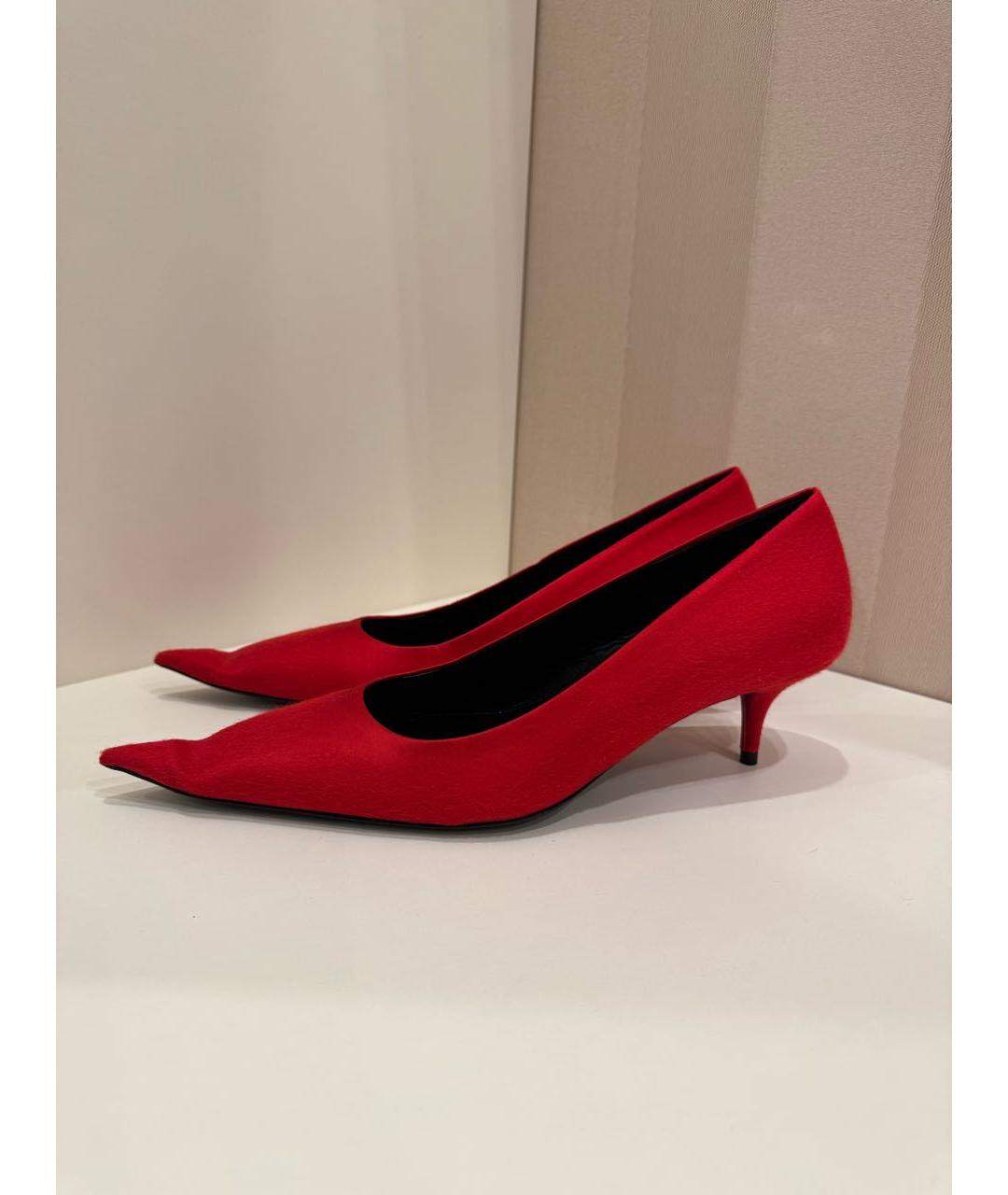 BALENCIAGA Красные туфли, фото 9