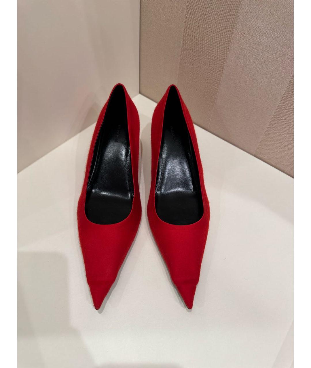 BALENCIAGA Красные туфли, фото 3
