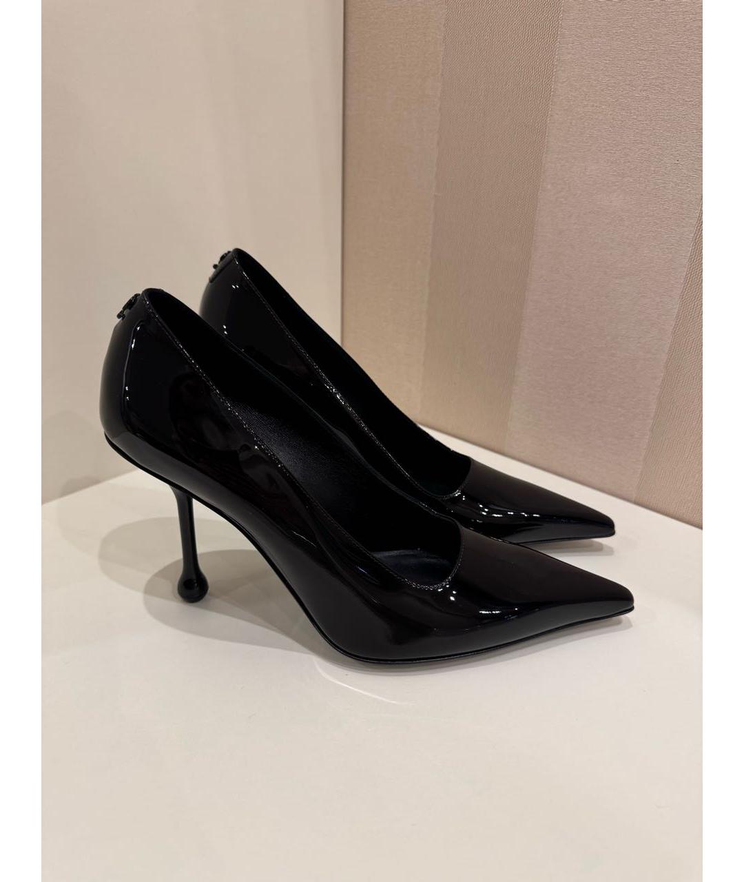 JIMMY CHOO Черные туфли из лакированной кожи, фото 2