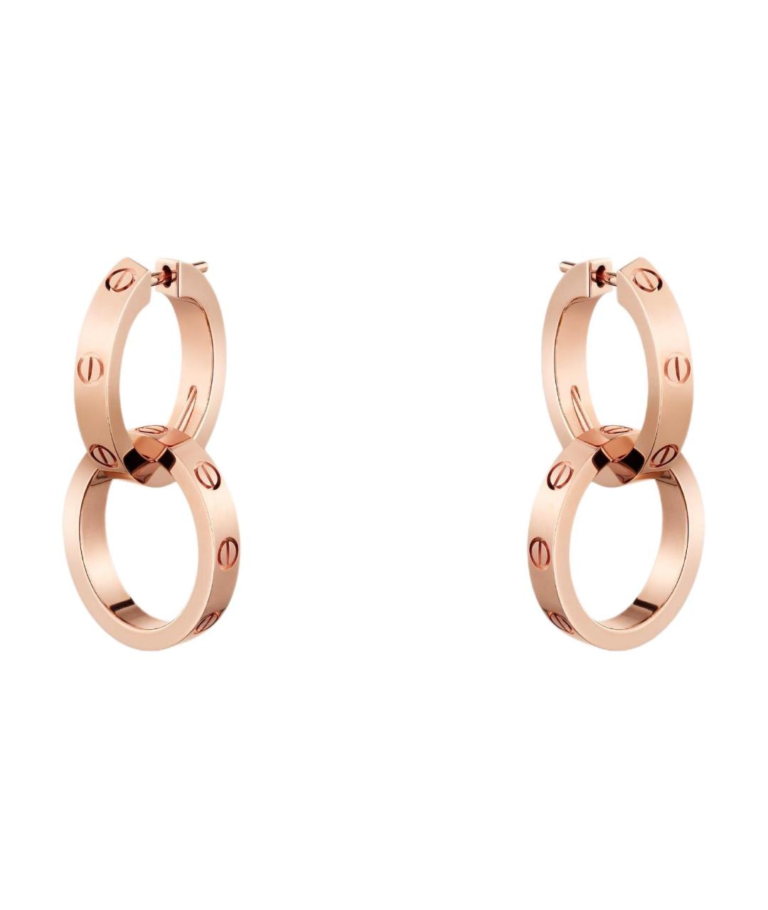 CARTIER Серьги из розового золота, фото 1