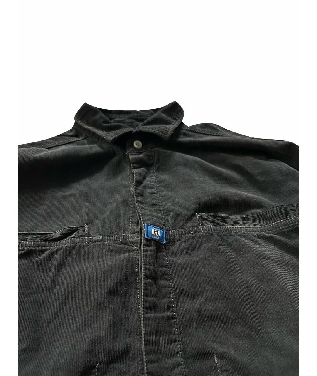 CAV EMPT Антрацитовая хлопковая кэжуал рубашка, фото 13
