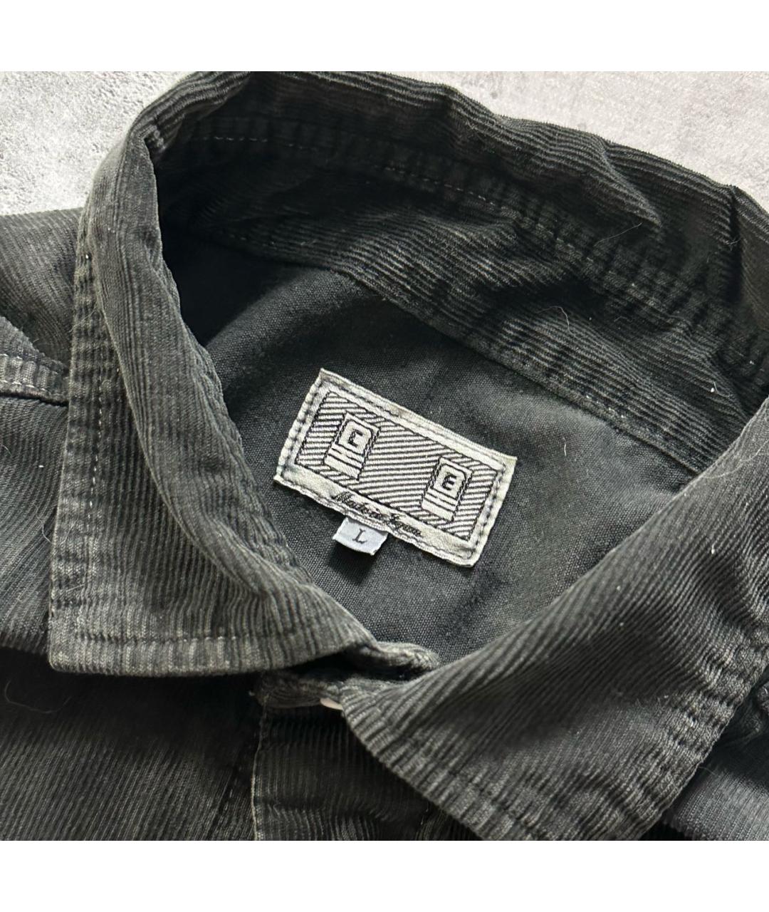 CAV EMPT Антрацитовая хлопковая кэжуал рубашка, фото 5
