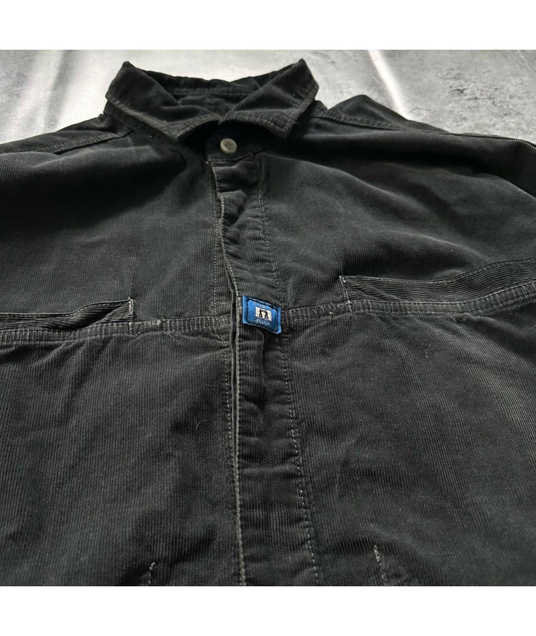 CAV EMPT Антрацитовая хлопковая кэжуал рубашка, фото 2