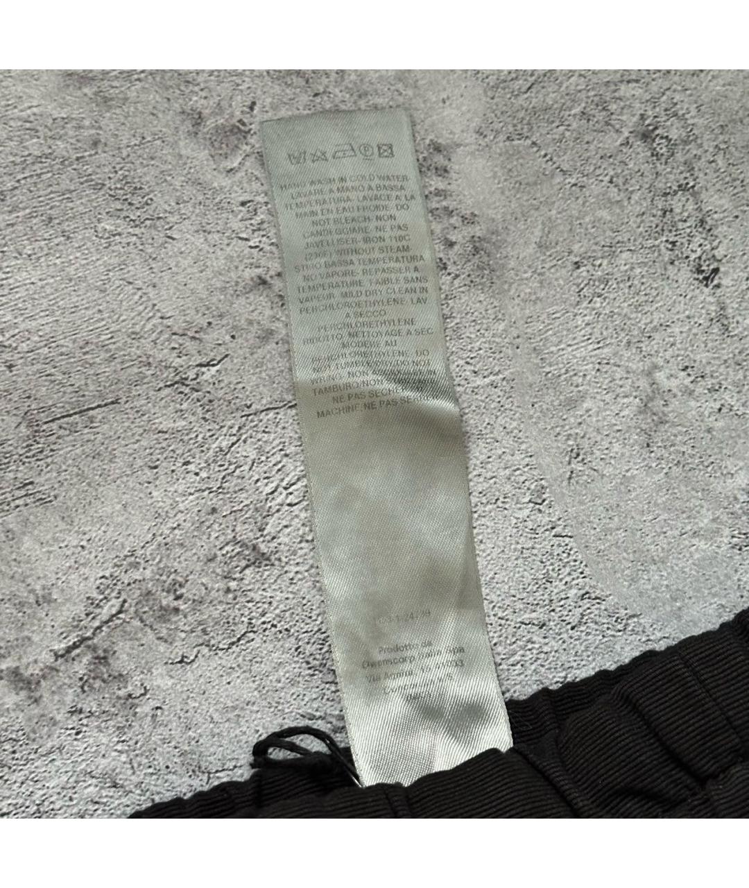 RICK OWENS DRKSHDW Черные хлопковые повседневные брюки, фото 7