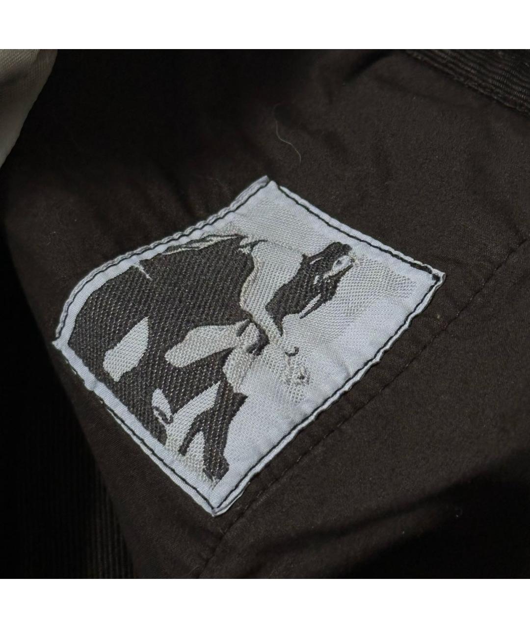 RICK OWENS DRKSHDW Черные хлопковые повседневные брюки, фото 5