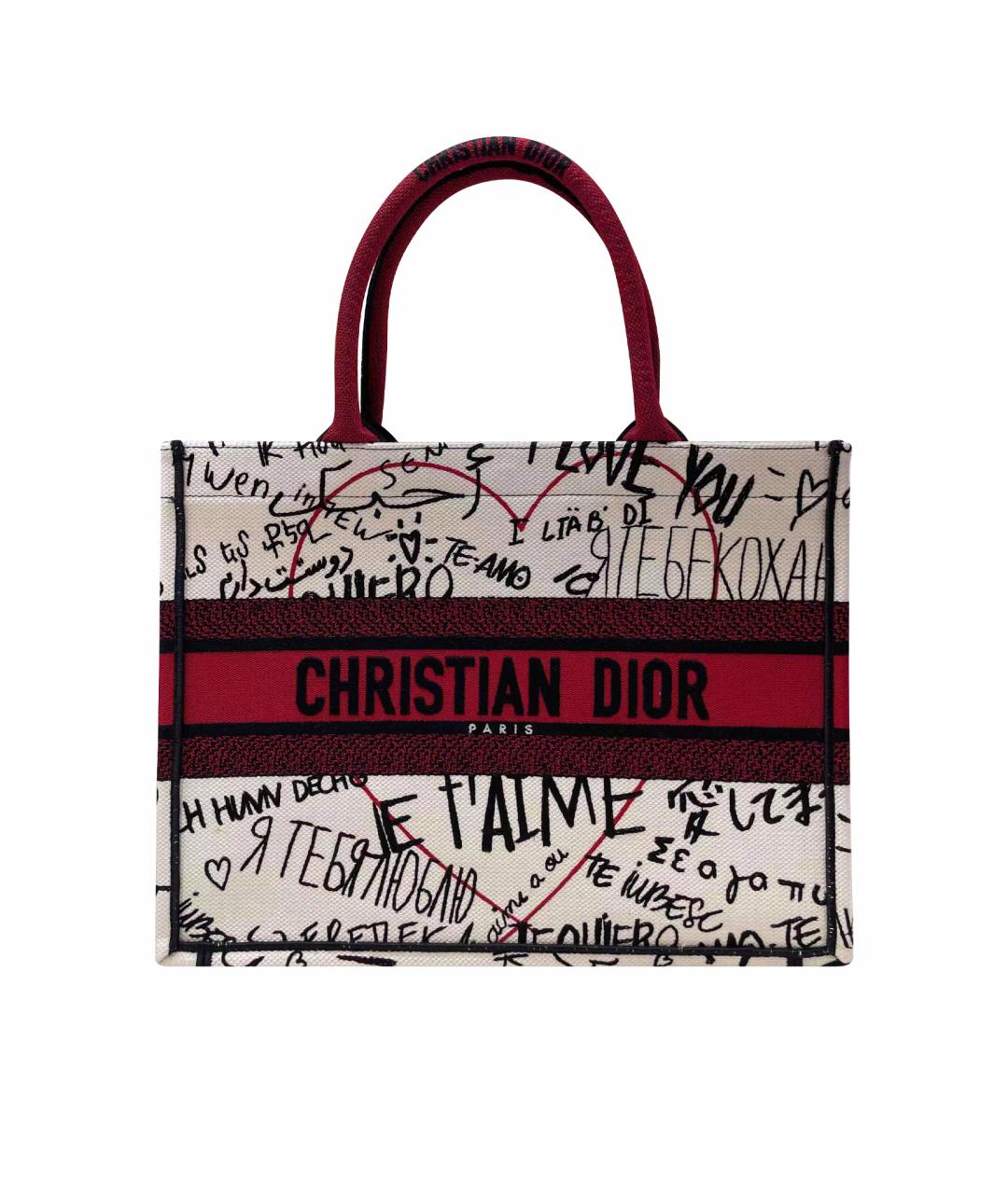 CHRISTIAN DIOR Жаккардовая сумка тоут, фото 1