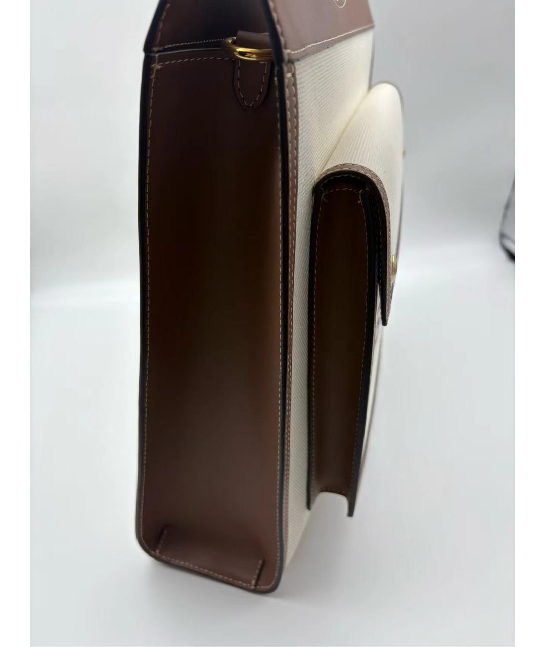 BURBERRY Коричневая сумка с короткими ручками, фото 7