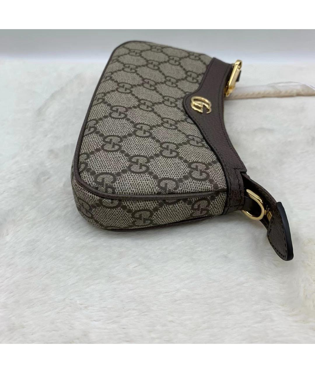 GUCCI Серая сумка через плечо, фото 6