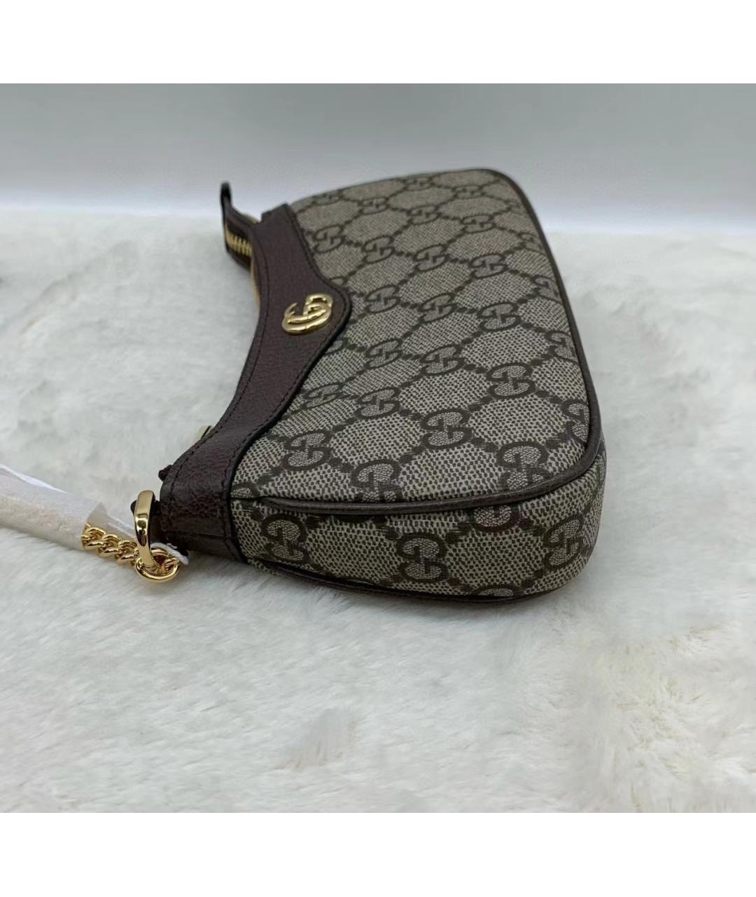 GUCCI Серая сумка через плечо, фото 7