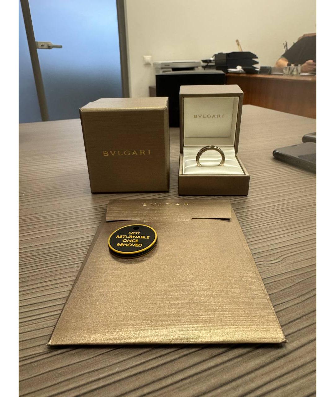 BVLGARI Кольцо из белого золота, фото 3