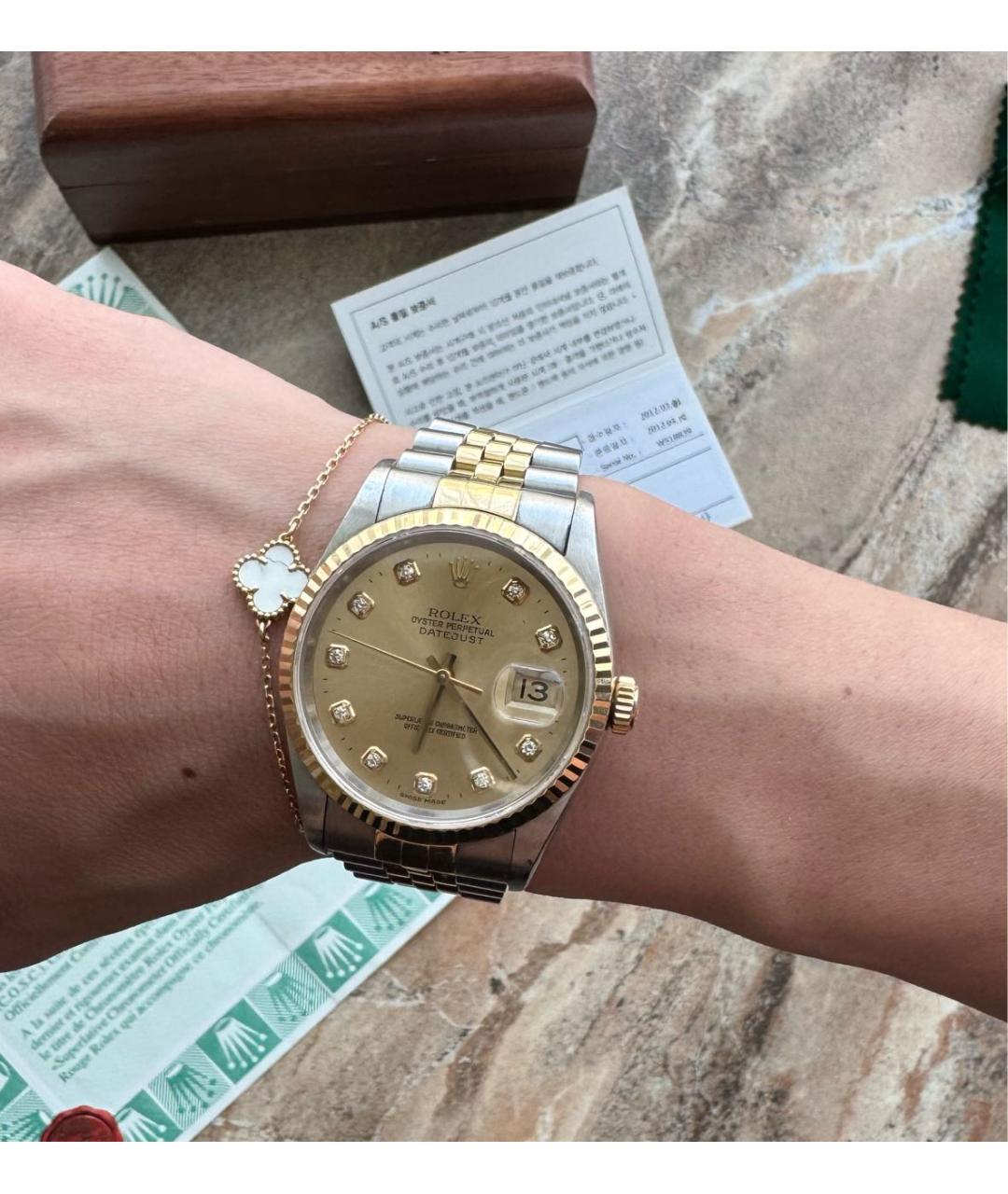 ROLEX Золотые часы из желтого золота, фото 6