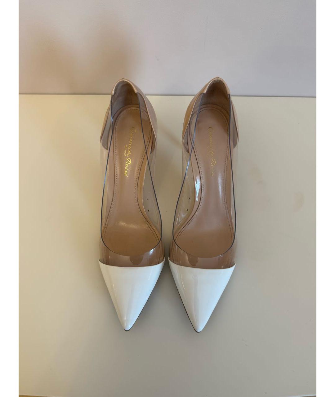 GIANVITO ROSSI Белые туфли из лакированной кожи, фото 2