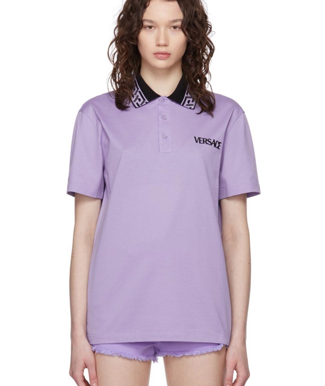 VERSACE Фиолетовая футболка, фото 2