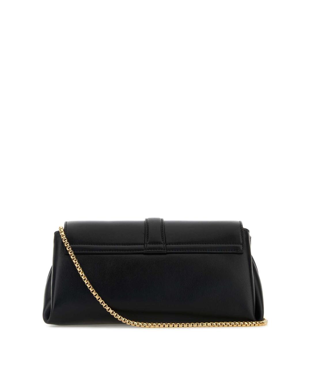 FERRAGAMO Черная кожаная сумка через плечо, фото 3
