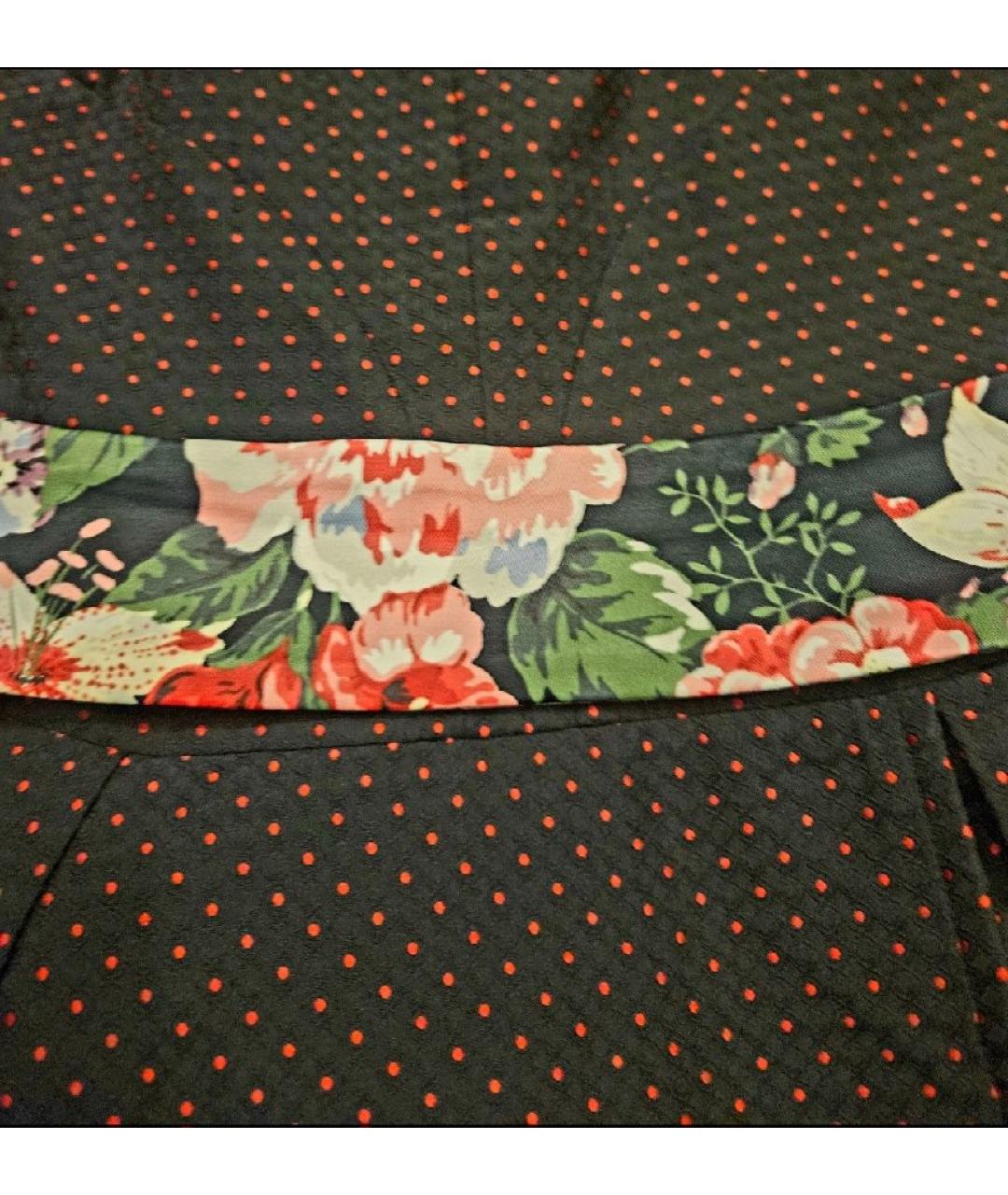 DOLCE&GABBANA Мульти хлопко-эластановое повседневное платье, фото 5