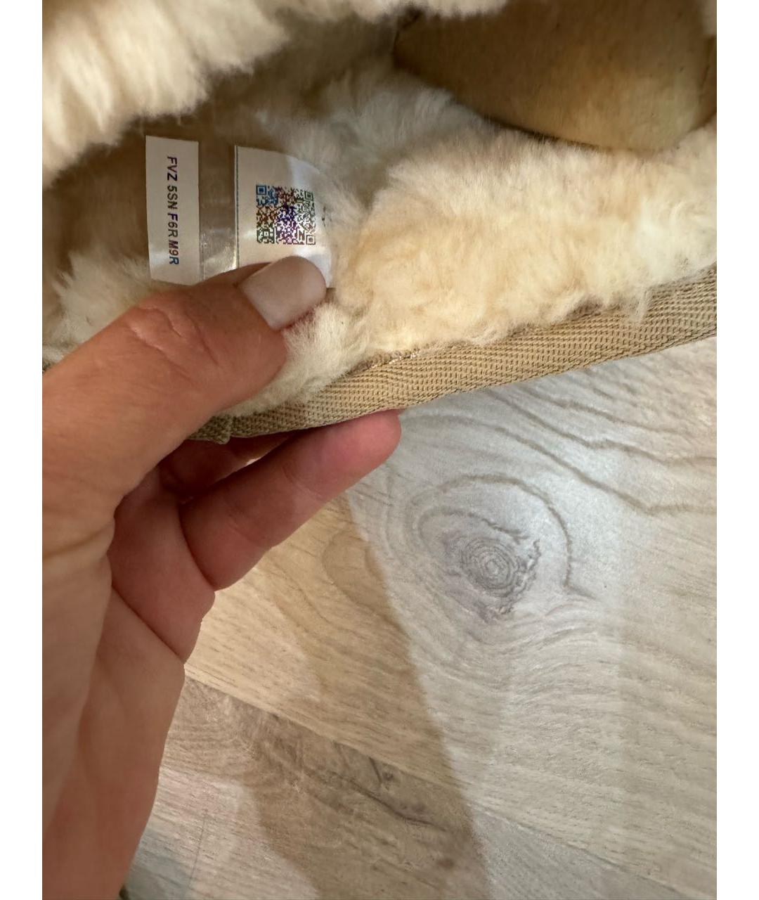 UGG AUSTRALIA Бежевые нубуковые ботинки, фото 6
