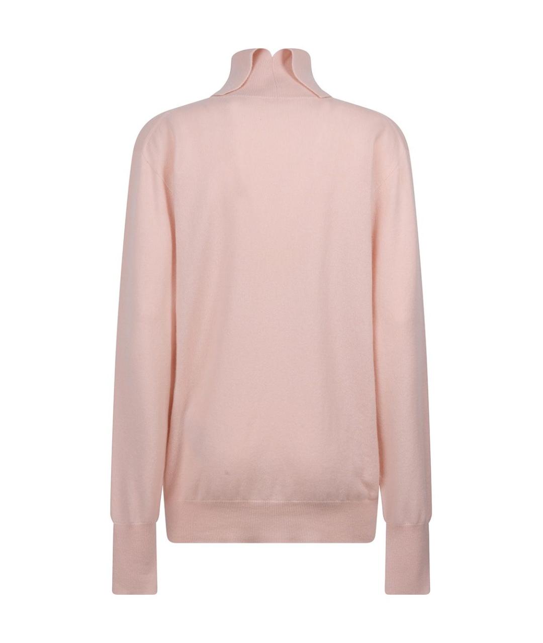 JIL SANDER Розовый кашемировый джемпер / свитер, фото 2