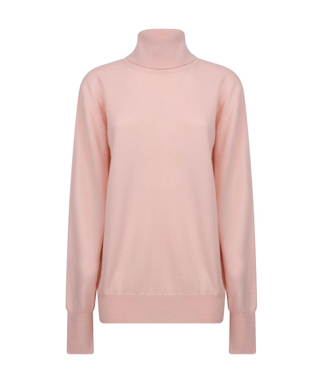 JIL SANDER Розовый кашемировый джемпер / свитер, фото 1