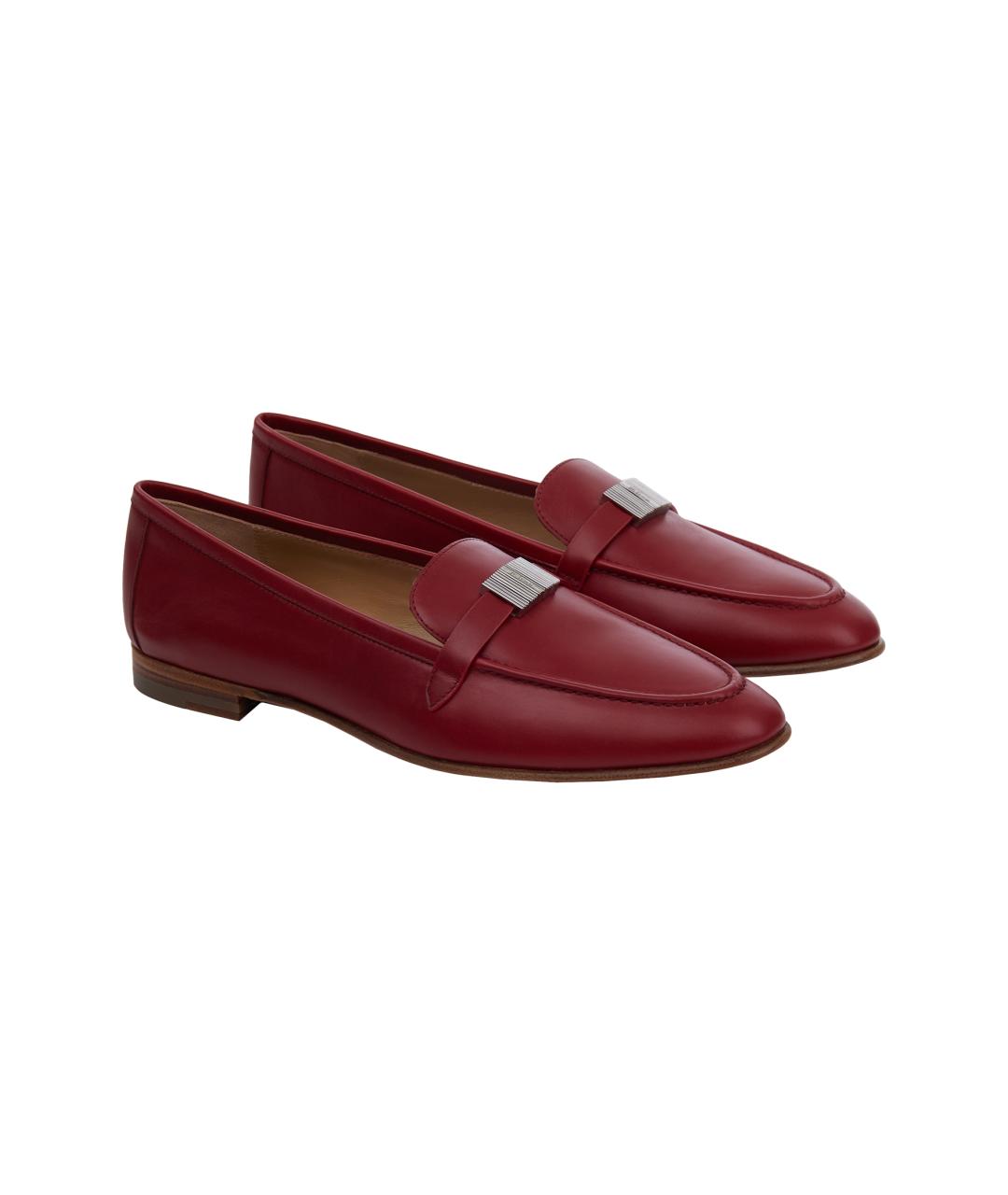 KITON Красные лоферы, фото 2
