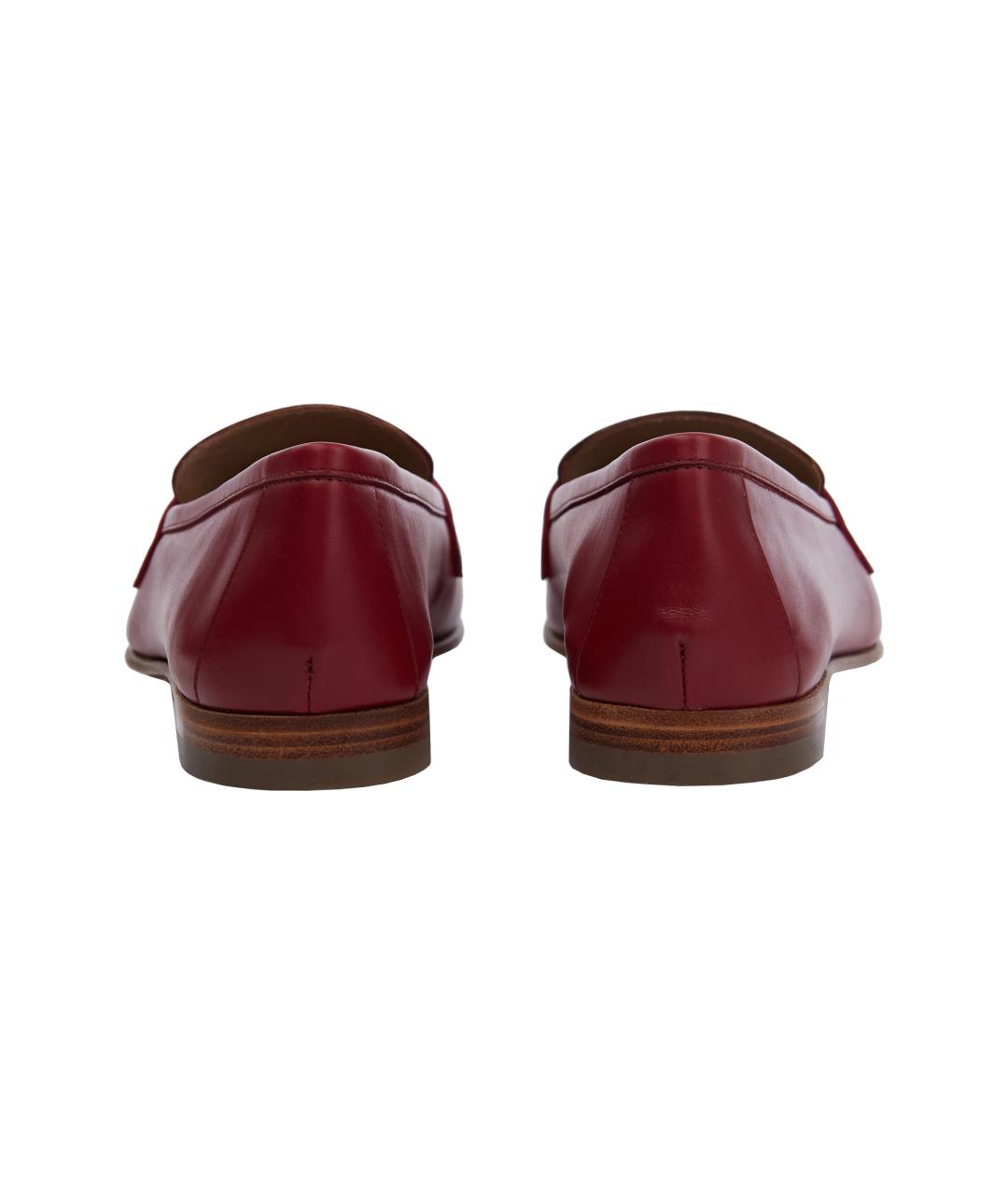 KITON Красные лоферы, фото 4