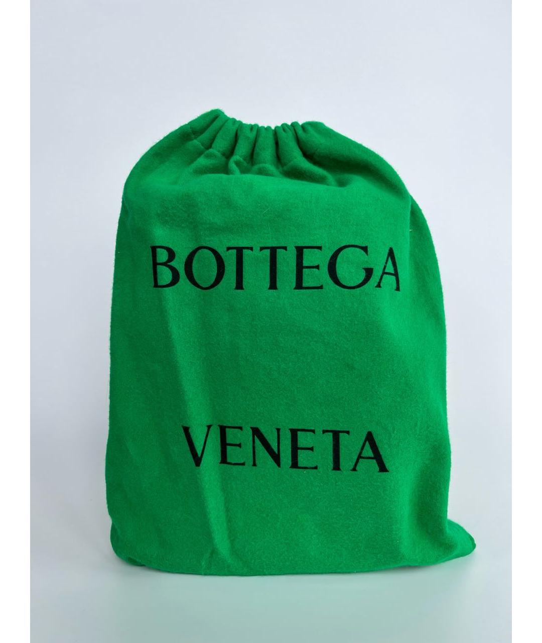 BOTTEGA VENETA Зеленая кожаная сумка через плечо, фото 7