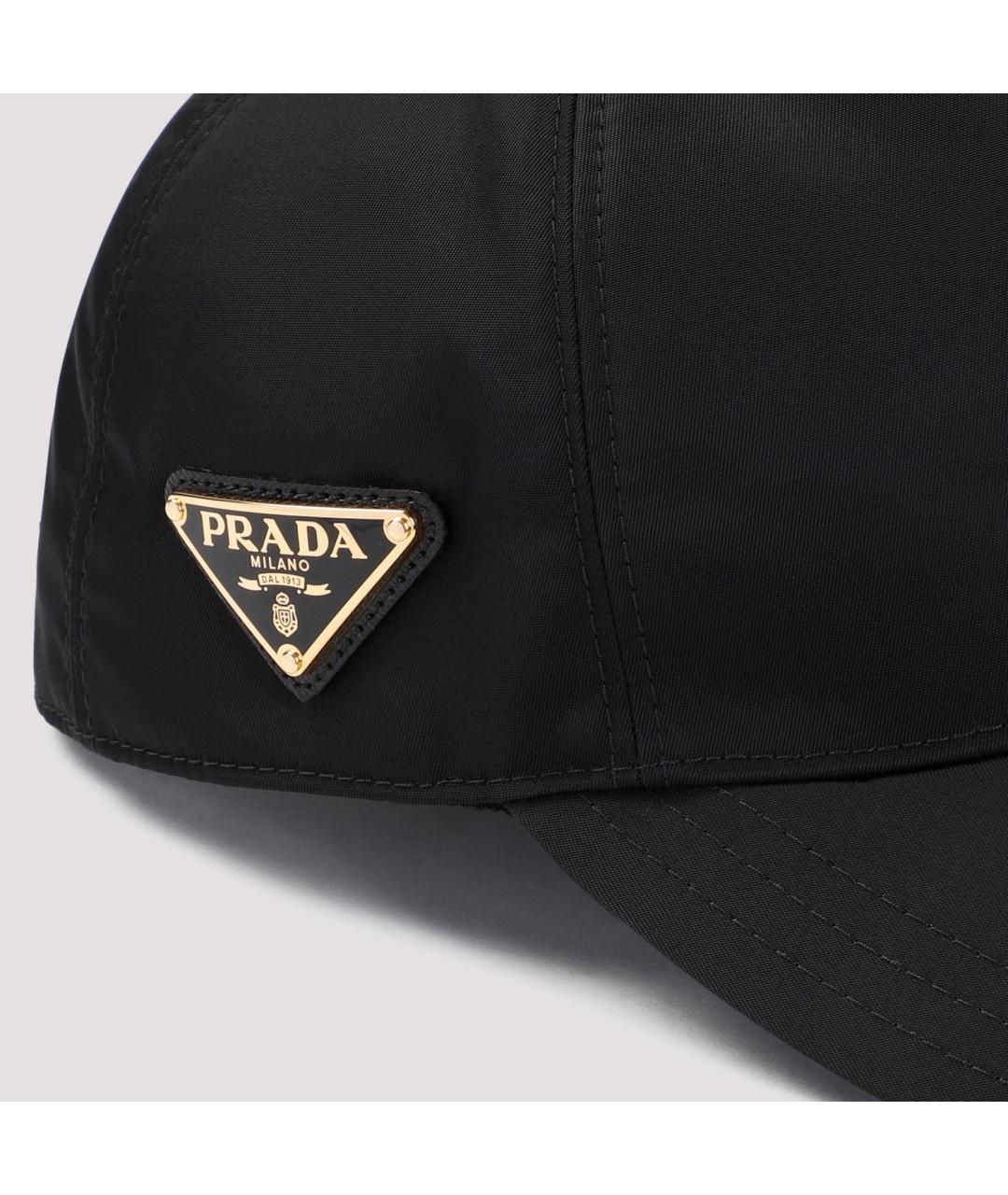 PRADA Черная кепка, фото 3