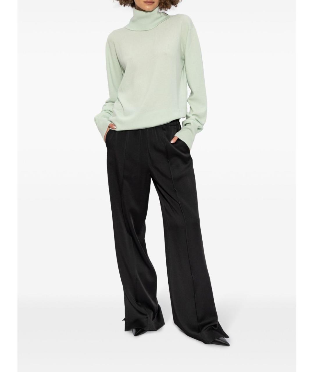 JIL SANDER Зеленый кашемировый джемпер / свитер, фото 4
