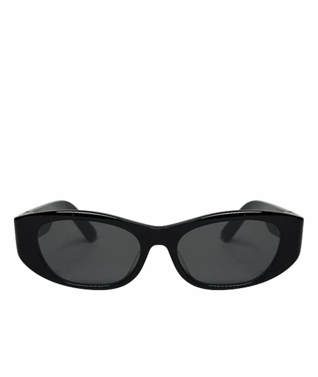 CHRISTIAN DIOR Черные пластиковые солнцезащитные очки, фото 1