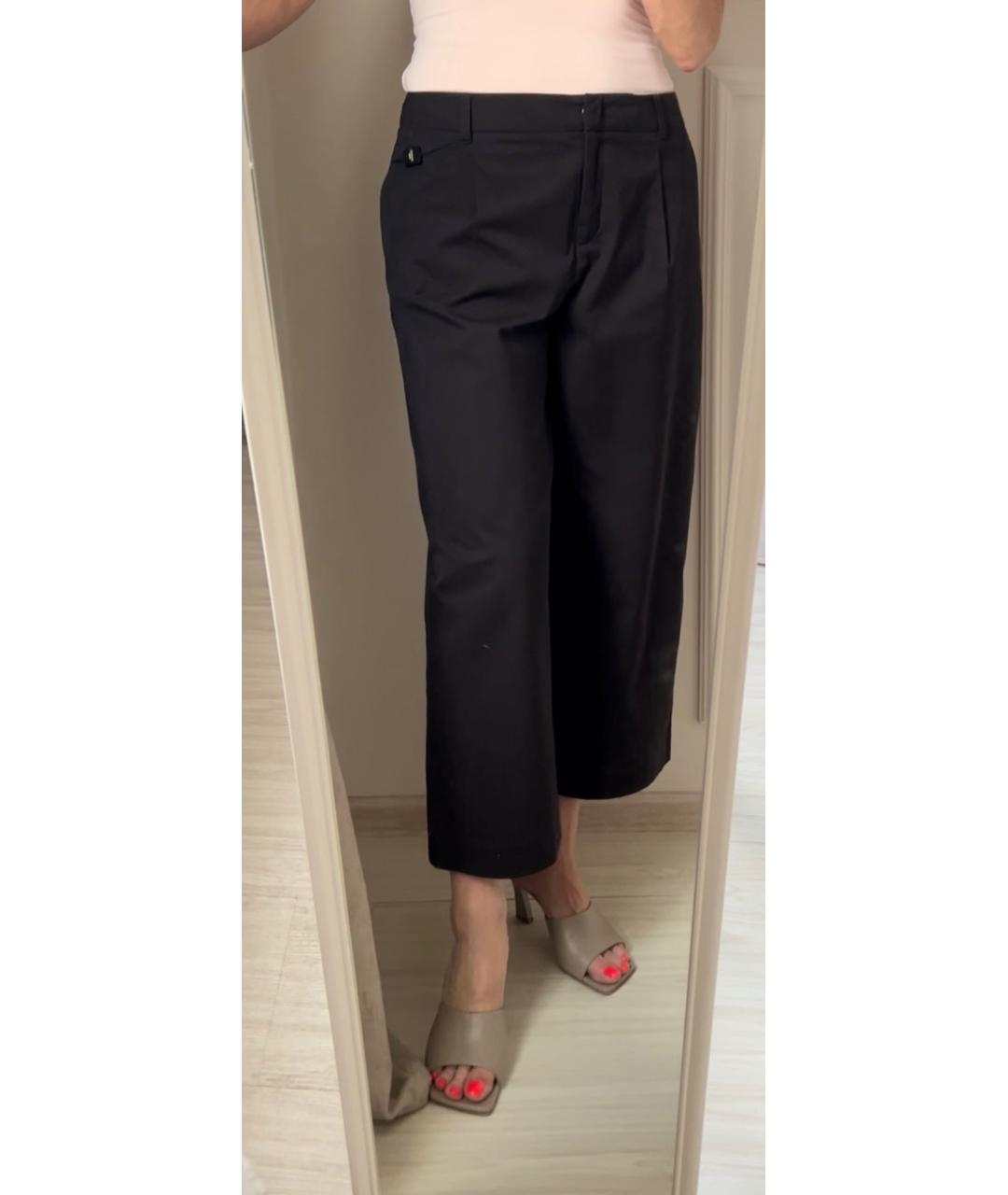 WEEKEND MAX MARA Коричневые хлопковые кюлоты, фото 8