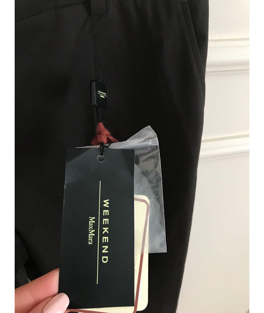 WEEKEND MAX MARA Коричневые хлопковые кюлоты, фото 6