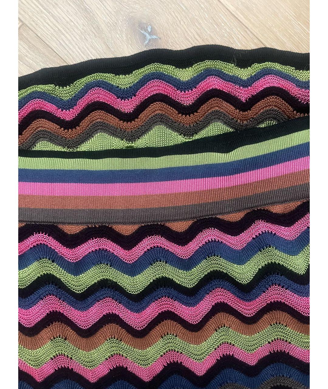 M MISSONI Мульти вискозная юбка миди, фото 5