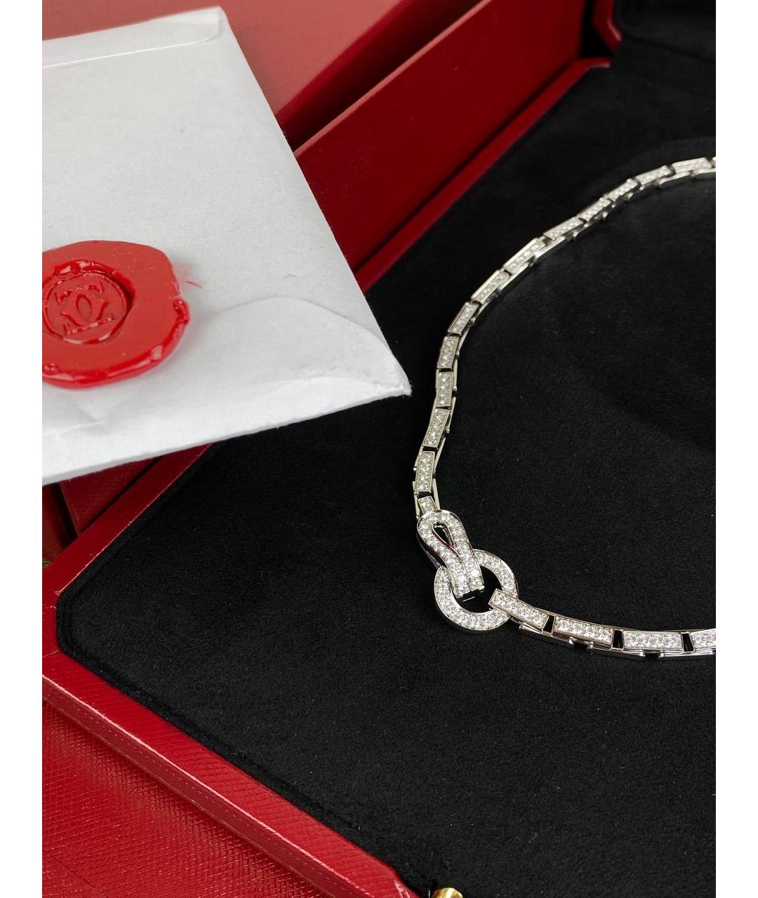 CARTIER Колье из белого золота, фото 6