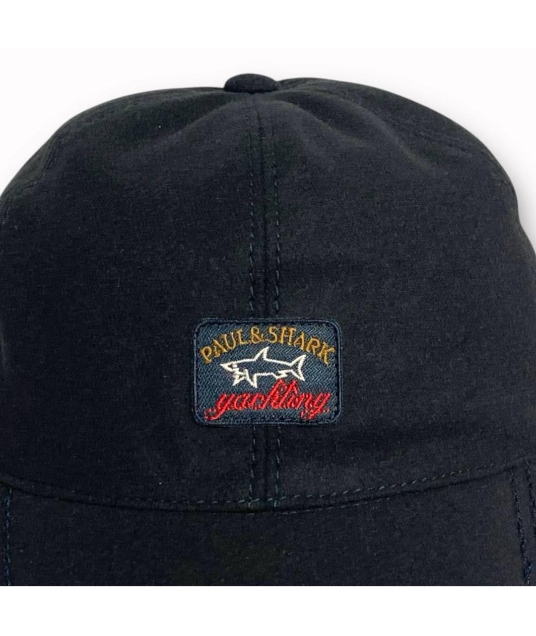 PAUL & SHARK Черная шерстяная кепка/бейсболка, фото 4
