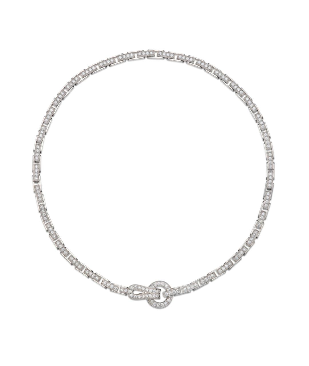 CARTIER Золотое колье из белого золота, фото 1