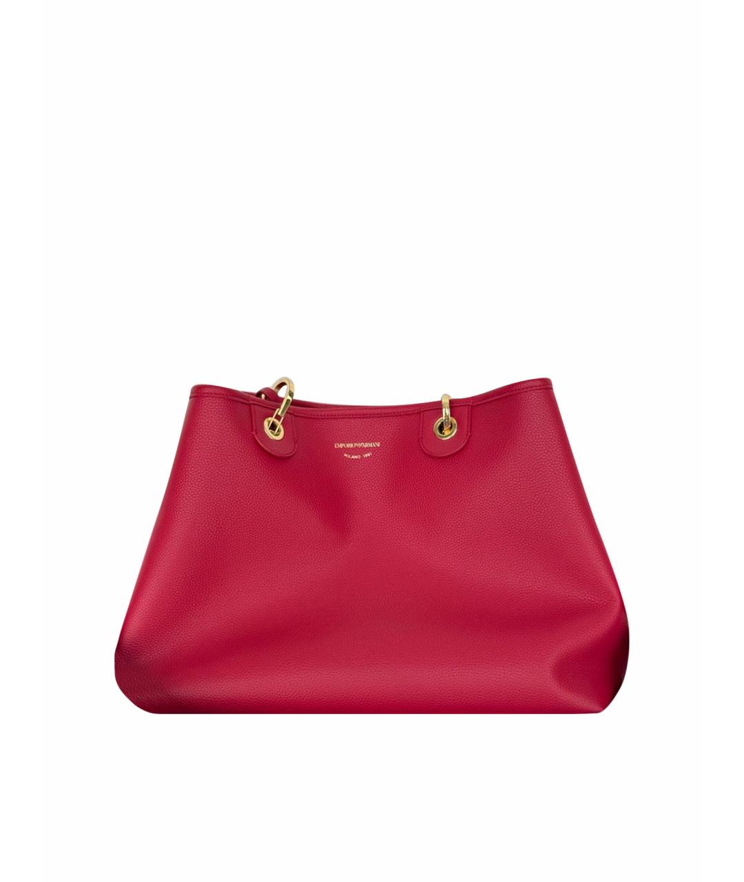 EMPORIO ARMANI Красная сумка тоут, фото 1