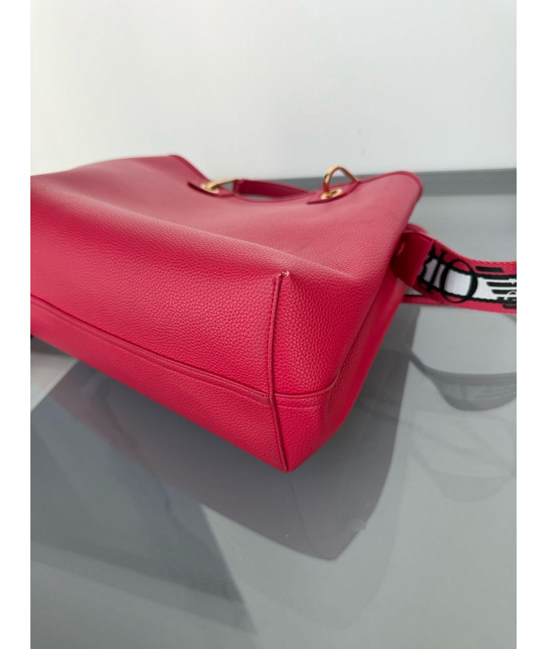 EMPORIO ARMANI Красная сумка тоут, фото 6