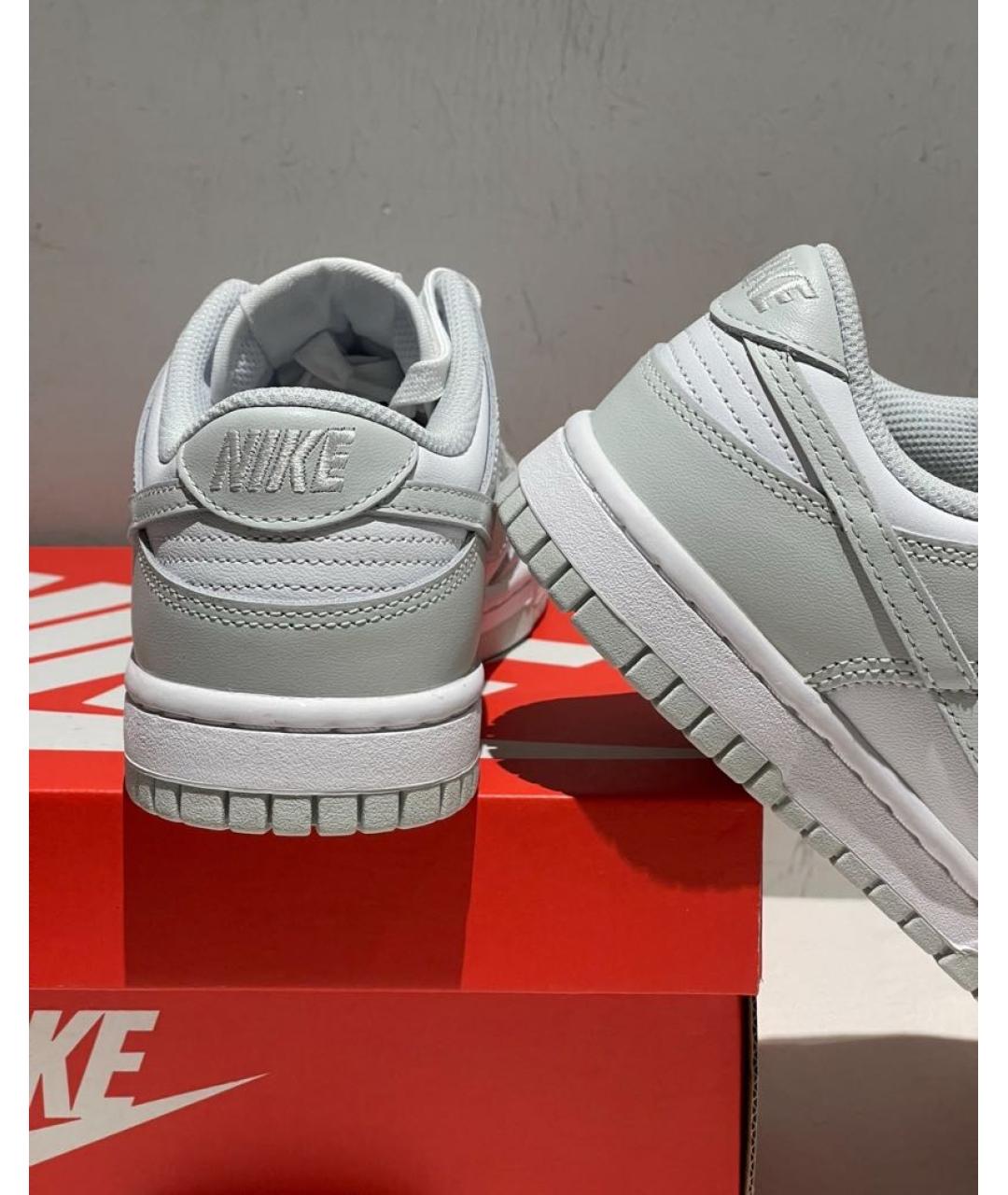 NIKE Белые кожаные кеды, фото 7